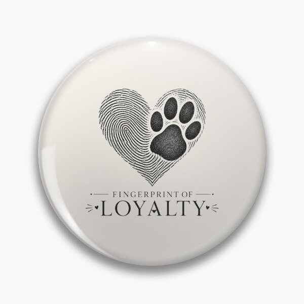 Item preview, Fingerprint of Loyalty Dog Paw Memorial designed and sold by Safe Haven Pets.
