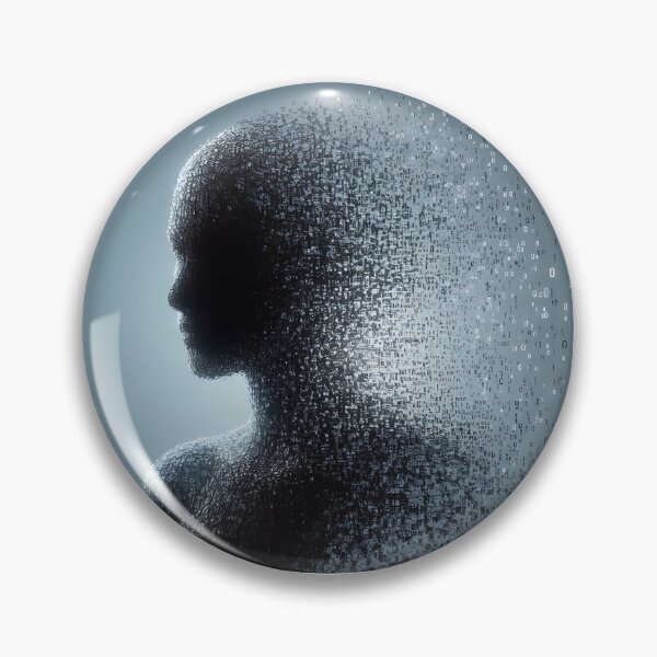 Item preview, Dissolving Human Binary Profile designed and sold by Michaelragheb.