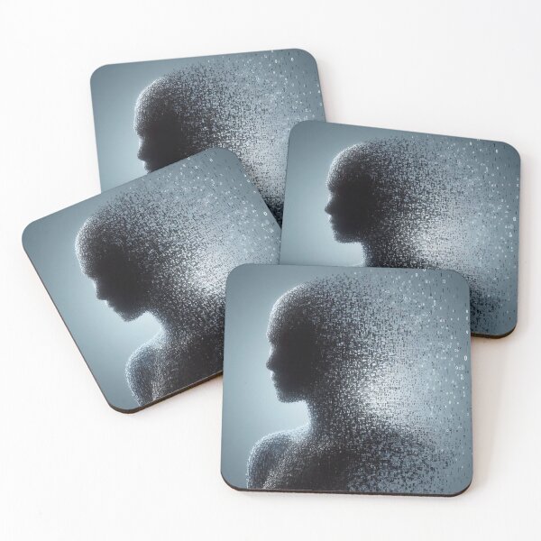 Item preview, Dissolving Human Binary Profile designed and sold by Michaelragheb.