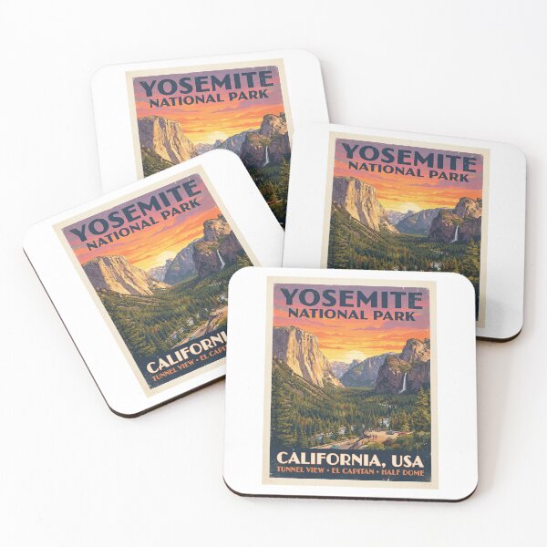 Item preview, Yosemite National Park California Vintage Travel  designed and sold by TeeARTHY.