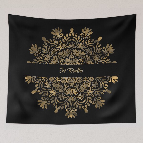 Item preview, Jai Sri Radhe - Radha Krishna - Vrindavan designed and sold by SaishaaDesigns.