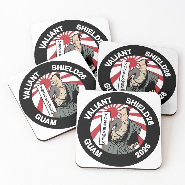 Item preview, US Military Valiant Shield 26 Guam Samurai Exercise Patch designed and sold by CharlieDesings.
