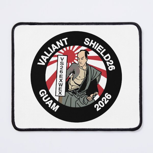 Item preview, US Military Valiant Shield 26 Guam Samurai Exercise Patch designed and sold by CharlieDesings.