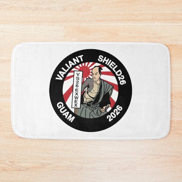 Item preview, US Military Valiant Shield 26 Guam Samurai Exercise Patch designed and sold by CharlieDesings.