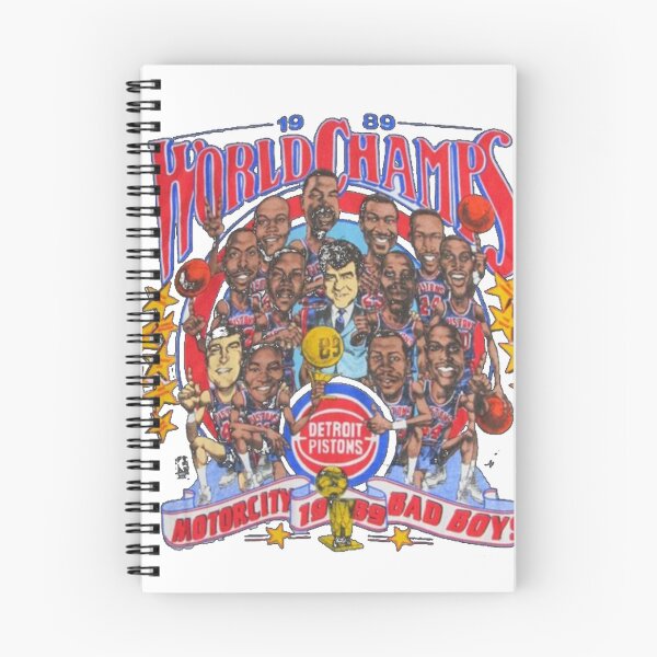 Item preview, 1989 Detriot Pistons Caricature Champions Shirt designed and sold by masteryStore.