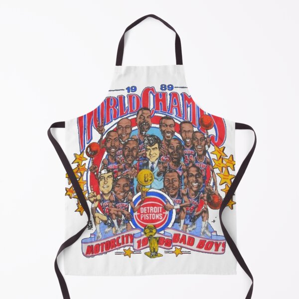 Item preview, 1989 Detriot Pistons Caricature Champions Shirt designed and sold by masteryStore.