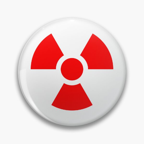 Item preview, Red Radioactive Warning sign symbol designed and sold by pattern-archive.