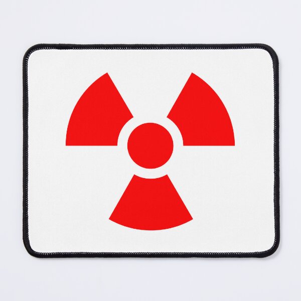 Item preview, Red Radioactive Warning sign symbol designed and sold by pattern-archive.