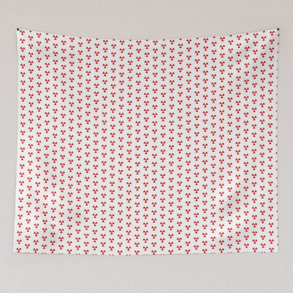 Item preview, Red Radioactive Warning sign symbol designed and sold by pattern-archive.