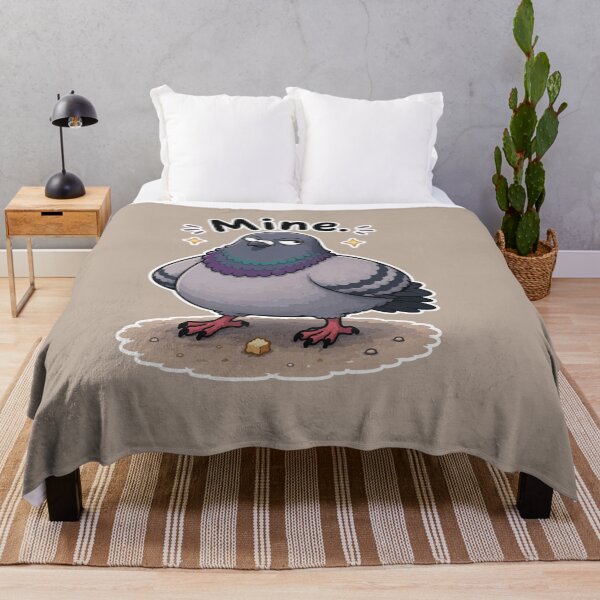 Item preview, Funny Pigeon Sticker – Mine Cartoon Bird designed and sold by SimplePoDesign.