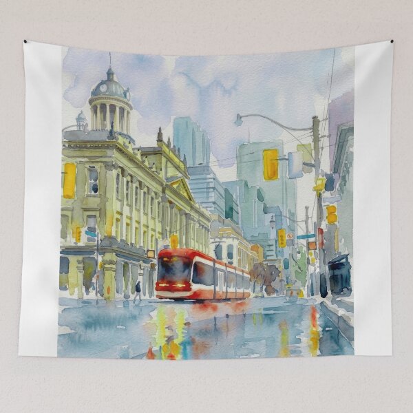 Item preview, St. Lawrence Hall Toronto Watercolor designed and sold by caracatita75.