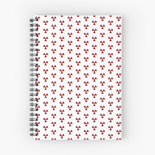 Item preview, Dark Red Radioactive Warning sign symbol designed and sold by pattern-archive.