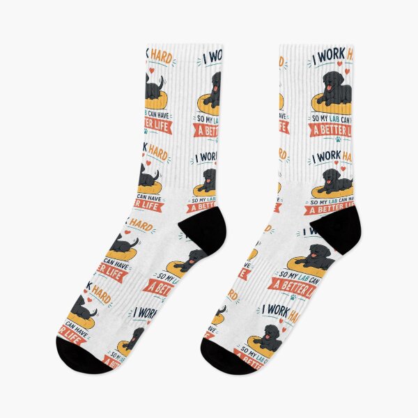 Item preview, I Work Hard So My Lab Can Have A Better Life | Funny Black Labrador Dog Lover Gift designed and sold by Goodthingstree.