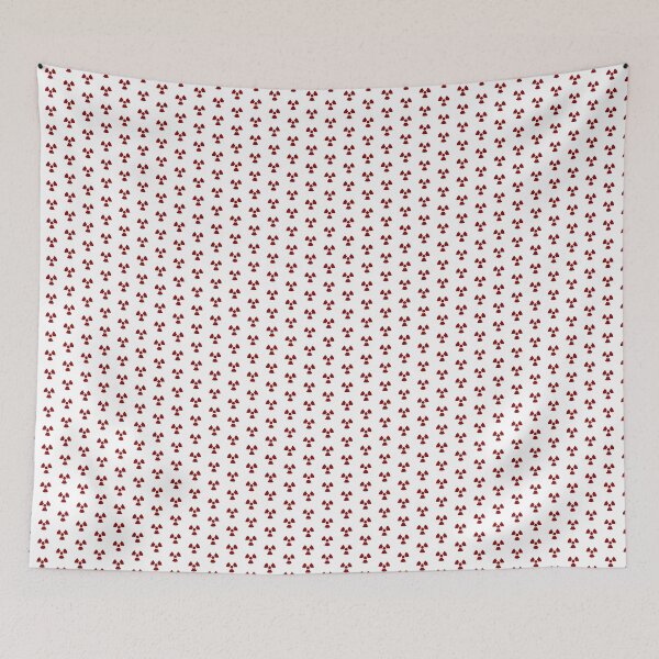 Item preview, Dark Red Radioactive Warning sign symbol designed and sold by pattern-archive.