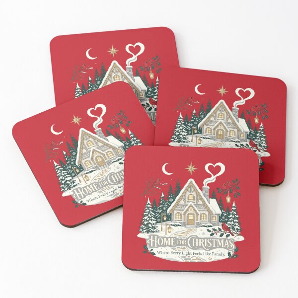 Item preview, Home For Christmas Cozy Cottage Artwork | Premium Holiday Design designed and sold by Amr Darwish Graphic designer.