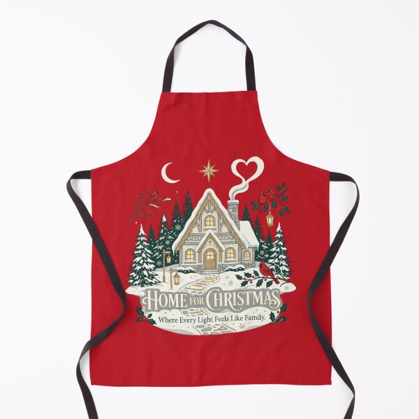 Item preview, Home For Christmas Cozy Cottage Artwork | Premium Holiday Design designed and sold by Amr Darwish Graphic designer.