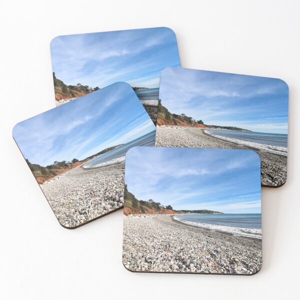 Item preview, Seaton Beach Devon – Pebble Shore and Jurassic Coast Seascape designed and sold by leonwoods.