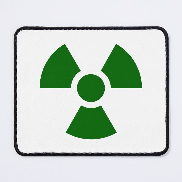 Item preview, Dark Green Radioactive Warning sign symbol designed and sold by pattern-archive.