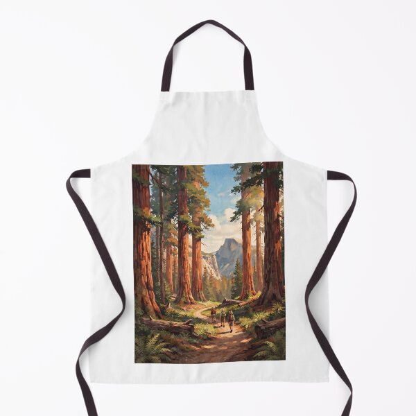 Item preview, Giant Sequoia Redwood Forest Hiking Vintage Landscape designed and sold by TeeARTHY.