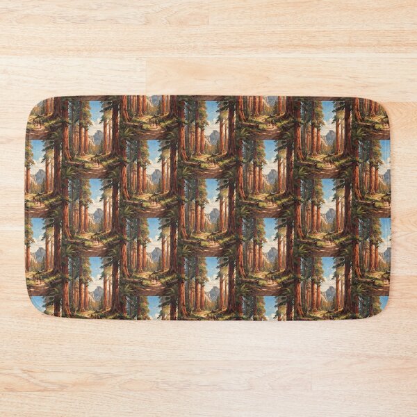 Item preview, Giant Sequoia Redwood Forest Hiking Vintage Landscape designed and sold by TeeARTHY.