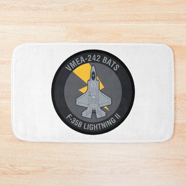 Item preview, USMC VMFA-242 Bats F-35B Lightning II Stealth Fighter Patch designed and sold by CharlieDesings.
