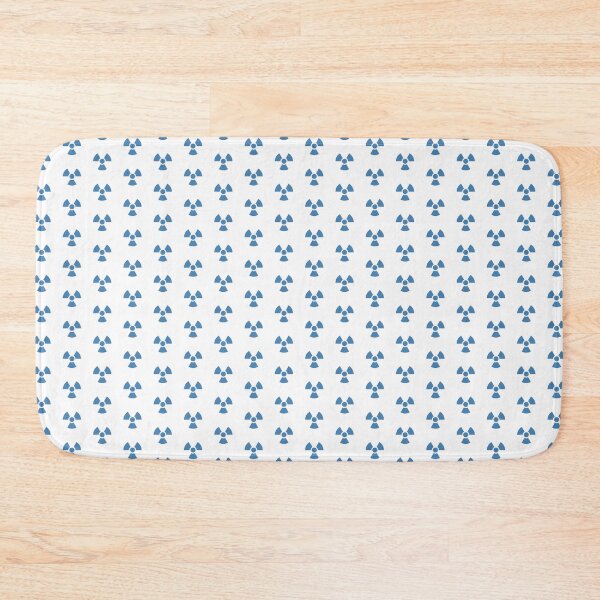 Item preview, Steel Blue Radioactive Warning sign symbol designed and sold by pattern-archive.