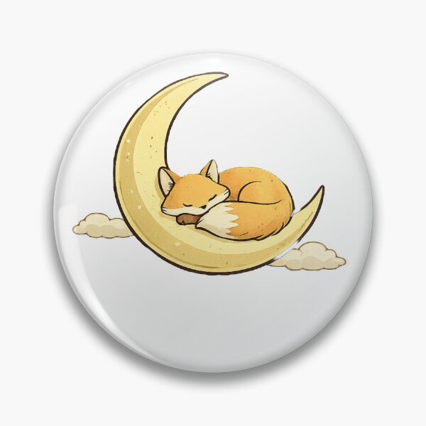 Item preview, Sleeping Fox on Crescent Moon | Cute Fox Moon | Cozy Night Minimalist Illustration | Whimsical Celestial Art designed and sold by Velnox.co.