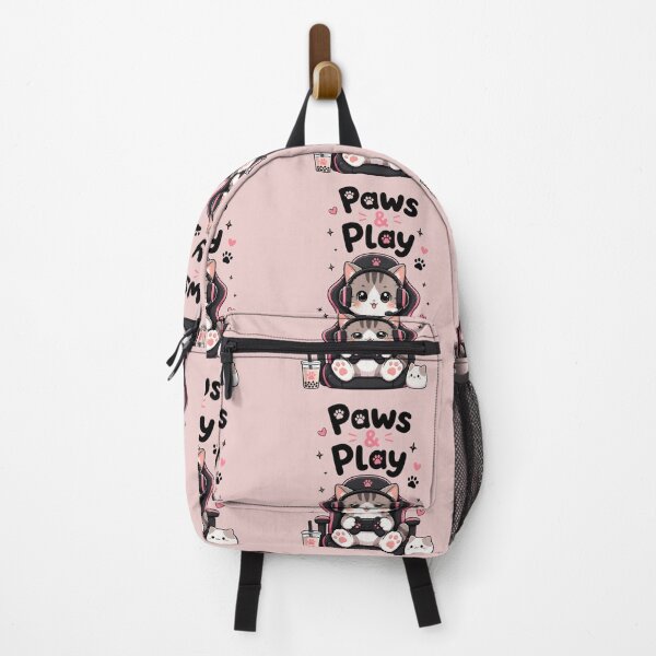 Item preview, Cute Gamer Cat "Paws & Play" Kawaii Gaming Kitty Cartoon Sticker | Cat Gamer Gift designed and sold by Sanika arts .