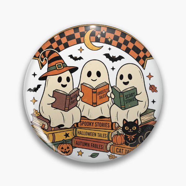 Item preview, Spooky Story Time Ghost Book Club designed and sold by Roy & Tiffany.
