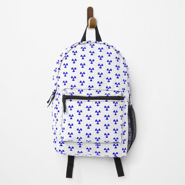 Item preview, Blue Radioactive Warning sign symbol designed and sold by pattern-archive.