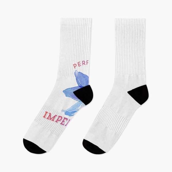Item preview, Perfectly Imperfect Watercolor Flower T‑Shirt | Motivational Aesthetic Design  ? Main Tag designed and sold by EdgeSphere.