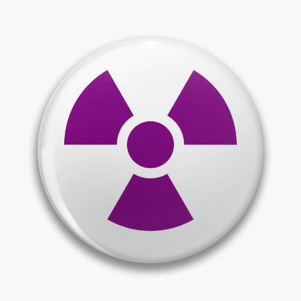Item preview, Purple Radioactive Warning sign symbol designed and sold by pattern-archive.