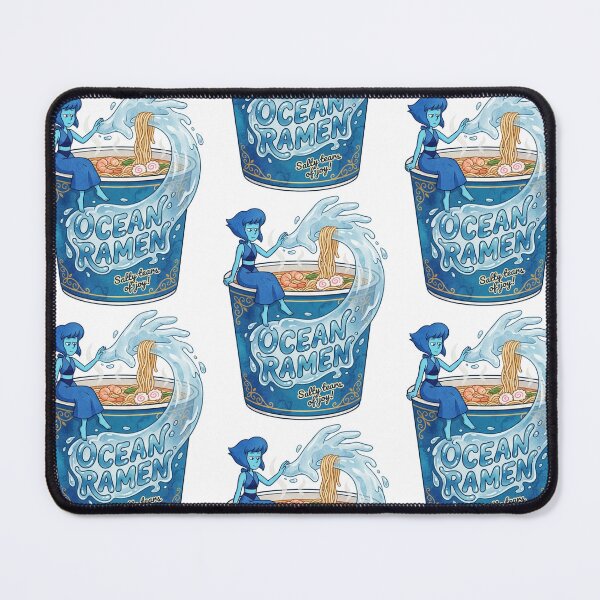 Item preview, Lapis Lazuli Ocean Ramen - Cute Water Wave Noodle Cup designed and sold by 0Zetgest.