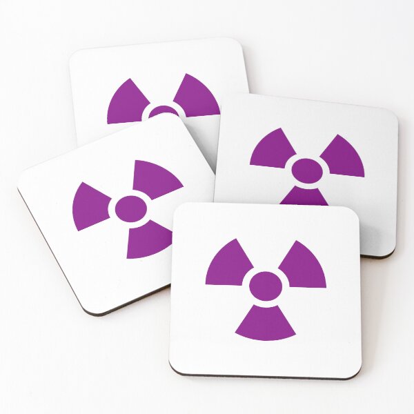 Item preview, Purple Radioactive Warning sign symbol designed and sold by pattern-archive.