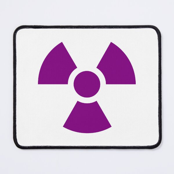 Item preview, Purple Radioactive Warning sign symbol designed and sold by pattern-archive.