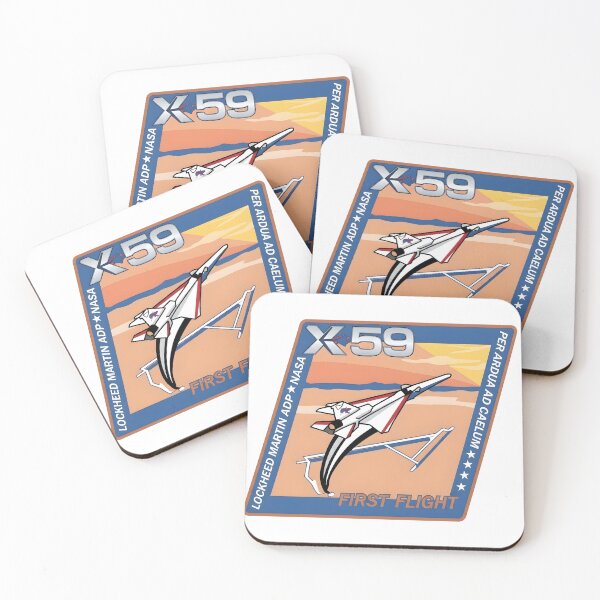 Item preview, NASA Lockheed Martin X-59 QUESST First Flight Commemorative Patch designed and sold by CharlieDesings.