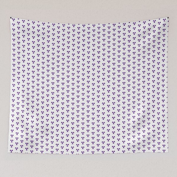 Item preview, Dark Purple radioactive symbol designed and sold by pattern-archive.
