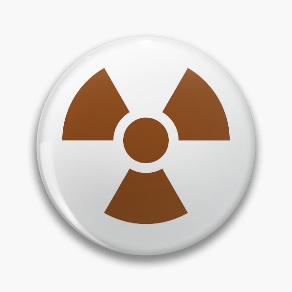 Item preview, Brown Radioactive Warning sign symbol designed and sold by pattern-archive.