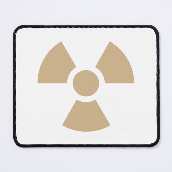 Item preview, Tan Radioactive Warning sign symbol designed and sold by pattern-archive.
