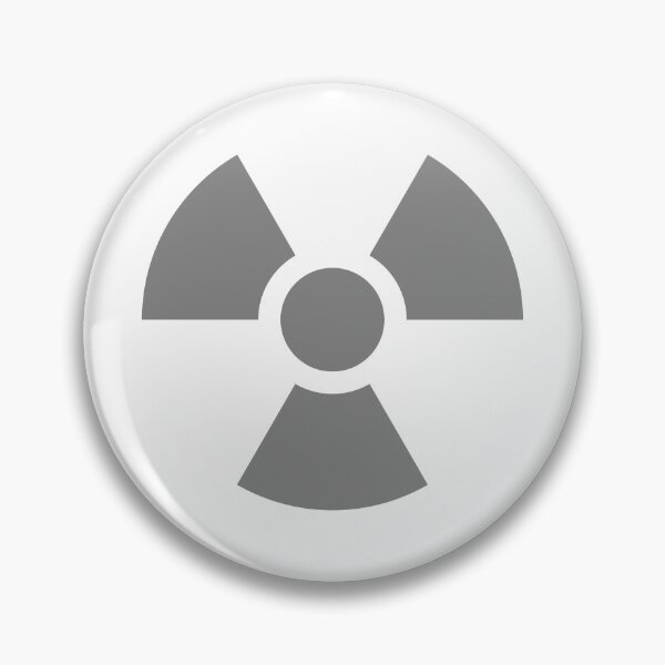 Item preview, Gray radioactive symbol designed and sold by pattern-archive.