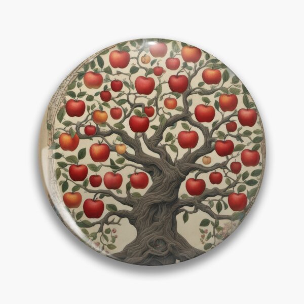 Item preview, Tree of Life Apple Tree Vintage Style Illustration designed and sold by pinkal.