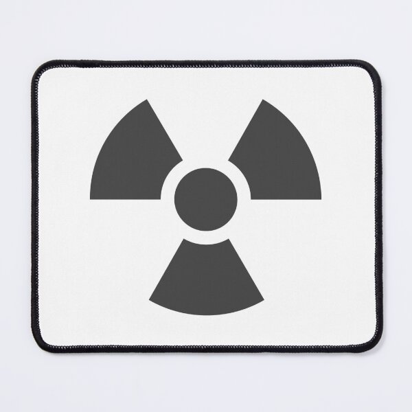Item preview, Dark Gray radioactive symbol designed and sold by pattern-archive.