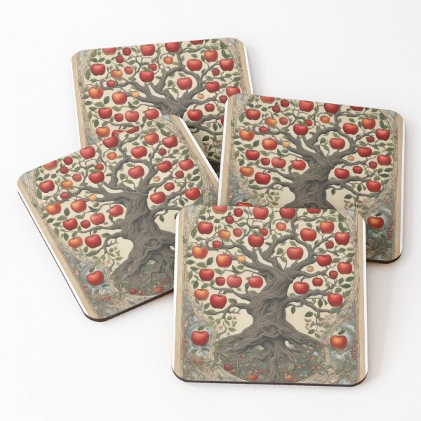 Item preview, Tree of Life Apple Tree Vintage Style Illustration designed and sold by pinkal.