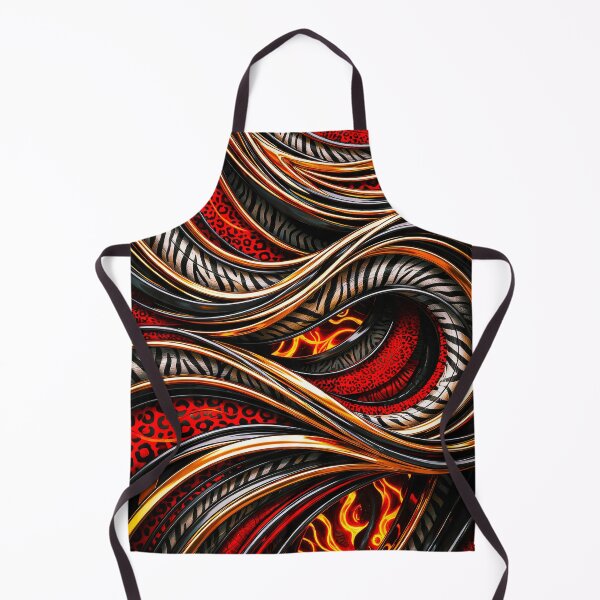 Item preview, Wild Luxe Inferno – Zebra & Leopard Gold Abstract designed and sold by Exodoi.