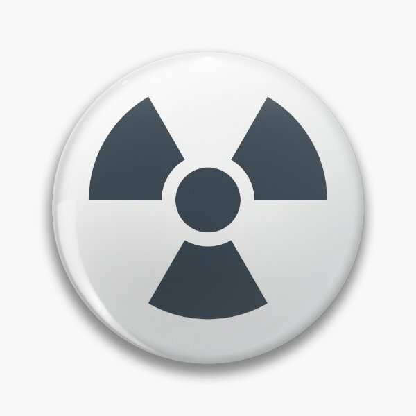 Item preview, Charcoal radioactive symbol designed and sold by pattern-archive.