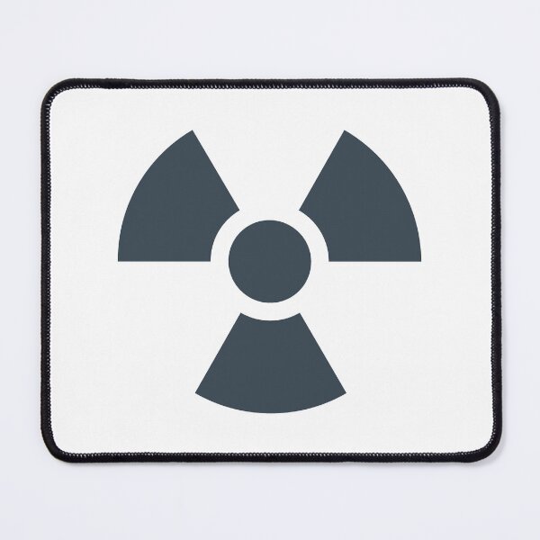 Item preview, Charcoal radioactive symbol designed and sold by pattern-archive.