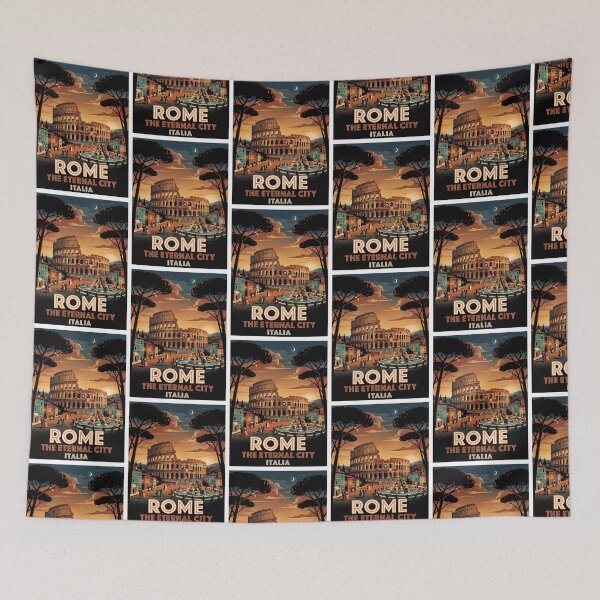 Item preview, Rome The Eternal City Colosseum Italy Vintage Travel designed and sold by TeeARTHY.