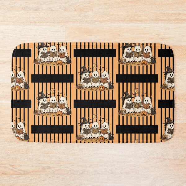 Item preview, Orange Striped Classic Autumn Ghosts designed and sold by Roy & Tiffany.