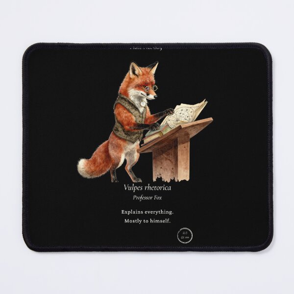 Item preview, Fox Vintage Watercolor Design for T-Shirts, Hoodies, Stickers & Gifts | Professor Fox designed and sold by QuietSylvan.