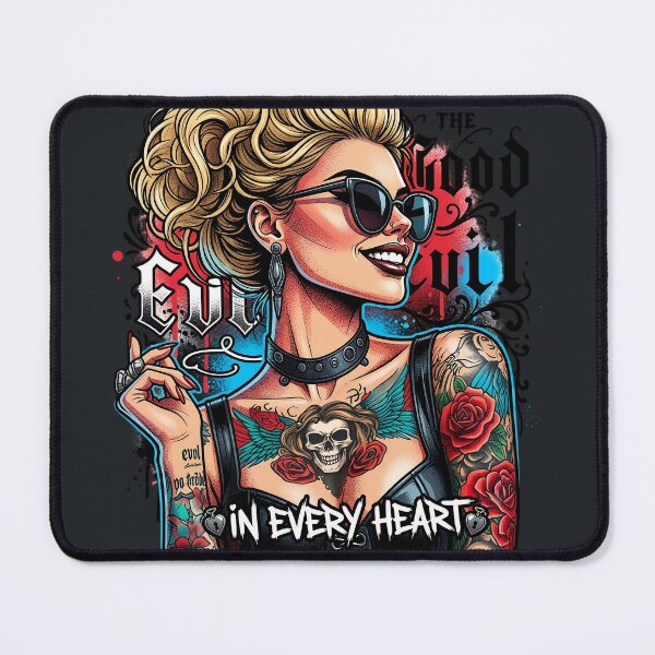Item preview, Blonde Woman Sunglasses Good Evil designed and sold by Voodoo Store Paranormal Collections.